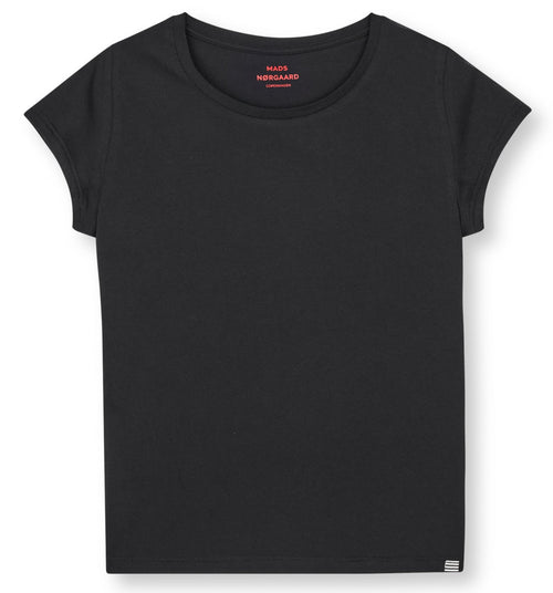 Mads Nørgaard | T-Shirt | Organic Jersey Teasy Tee FAV, black