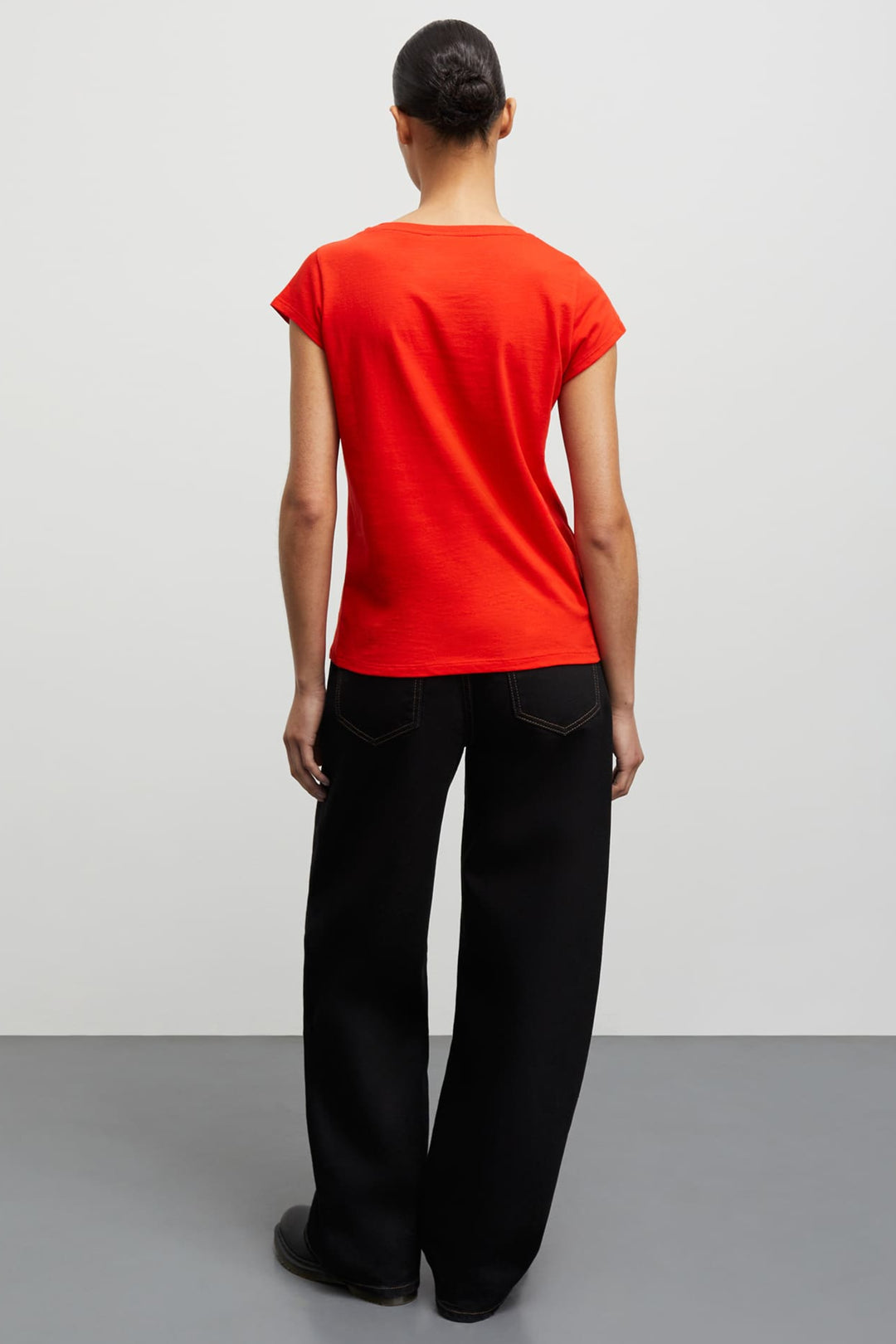 Mads Nørgaard | T-Shirt | Organic Jersey Teasy Tee FAV, fiery red