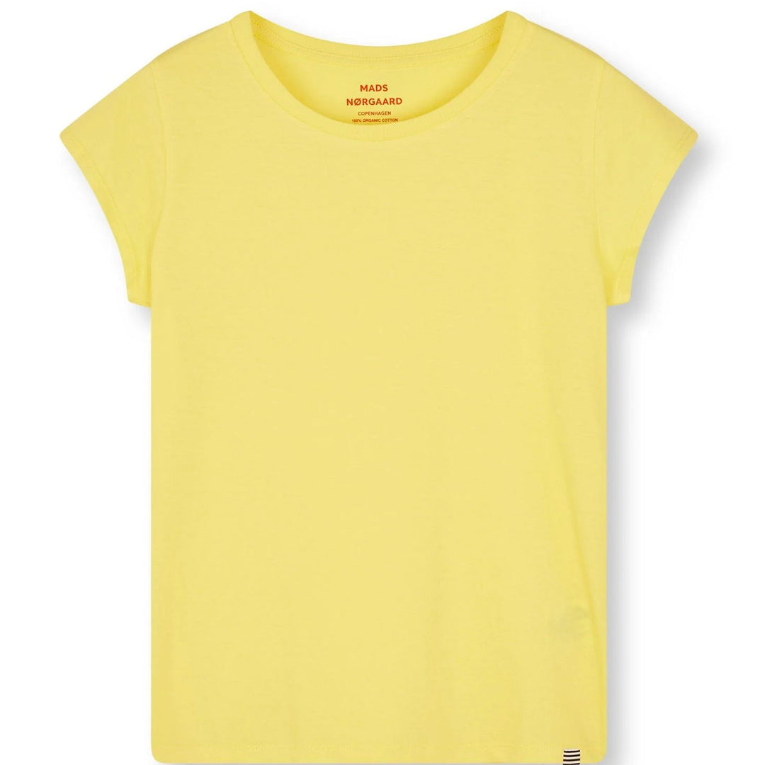 Mads Nørgaard | T-Shirt | Organic Jersey Teasy Tee, Lemon Zest