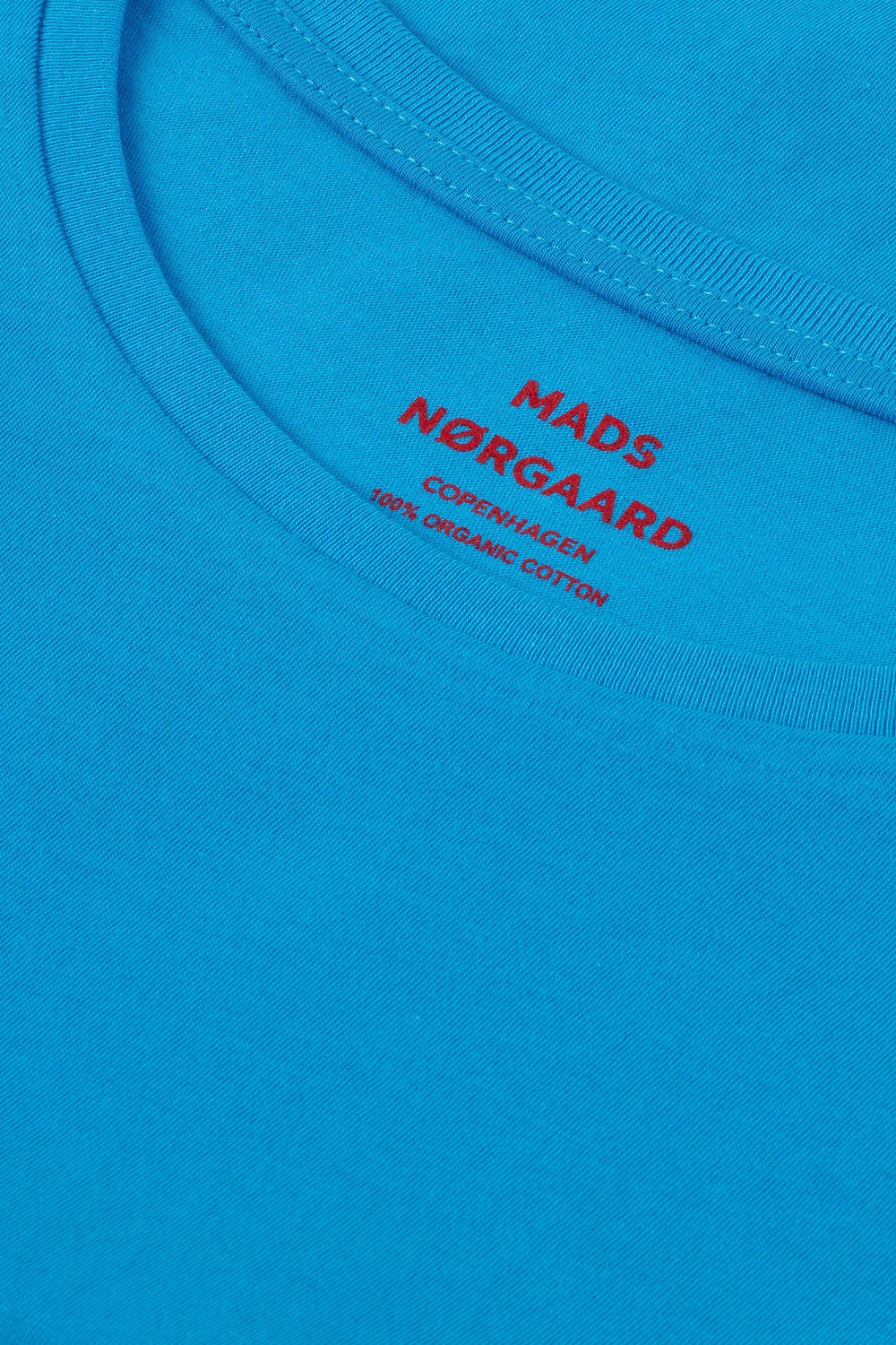Mads Nørgaard | T-Shirt | Organic Jersey Teasy Tee FAV, Mediterranian Blue