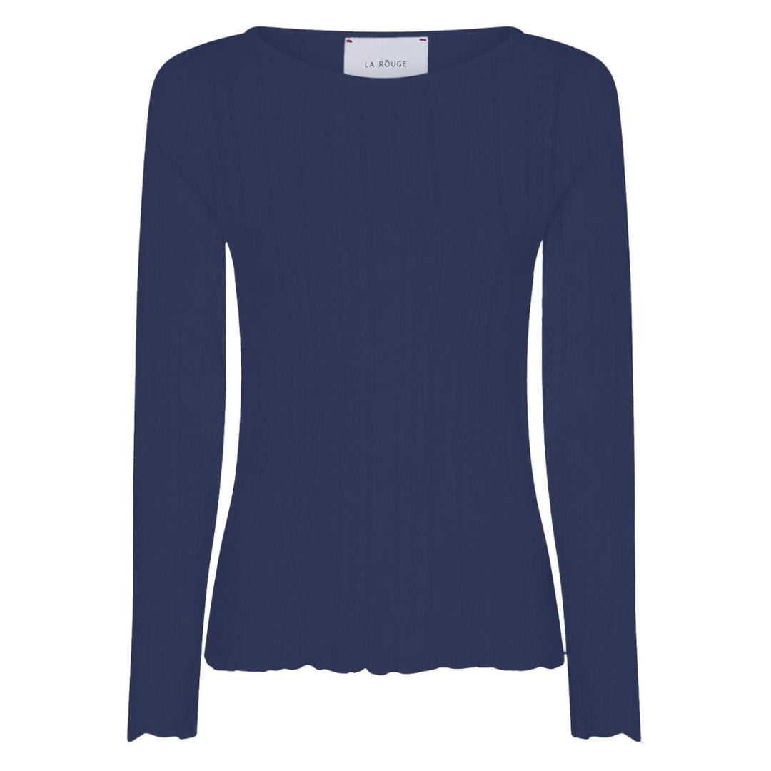La Rouge | Bluse | Lotus T-shirt L/S, navy