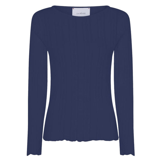 La Rouge | Bluse | Lotus T-shirt L/S, navy