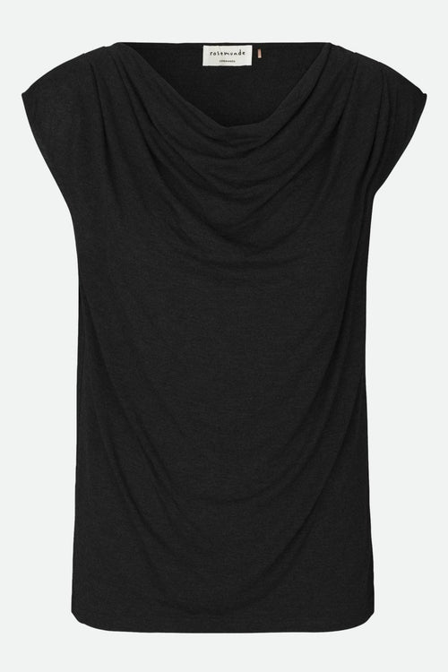 Rosemunde | T-shirt | RWBiarritz SS Waterfall, black