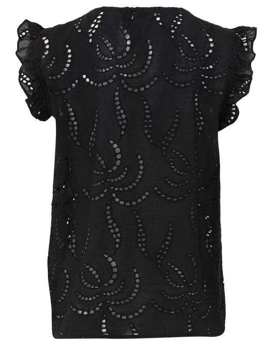 Continue | Top | Lilly Embrodery, black