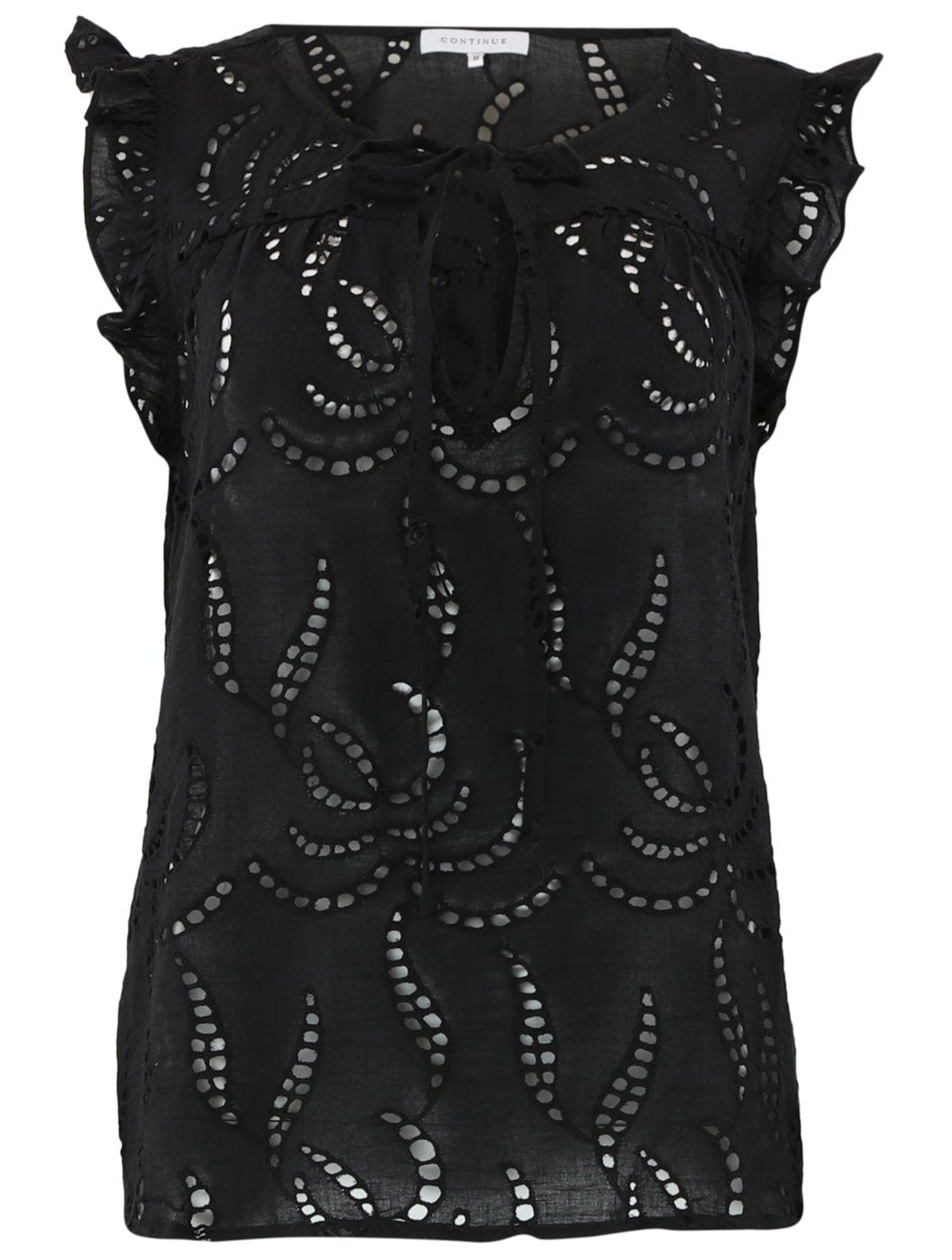 Continue | Top | Lilly Embrodery, black