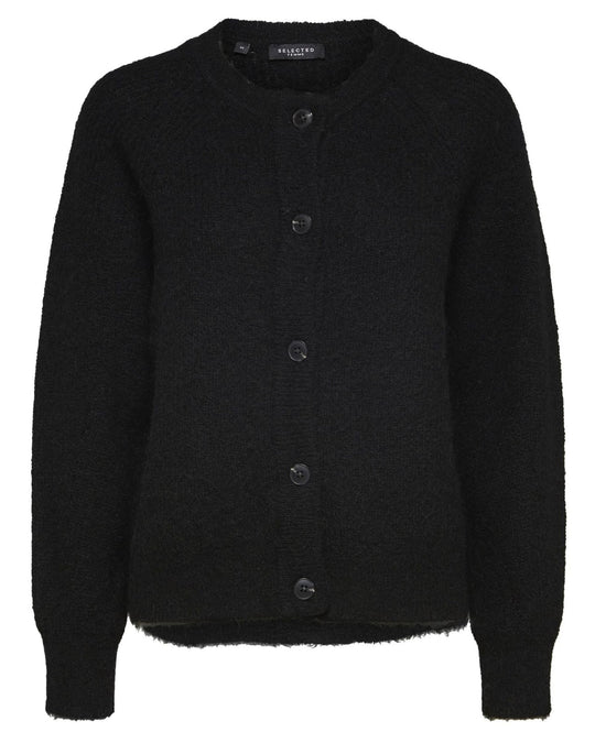 Selected Femme | Cardigan | Lulu ls knit short, black