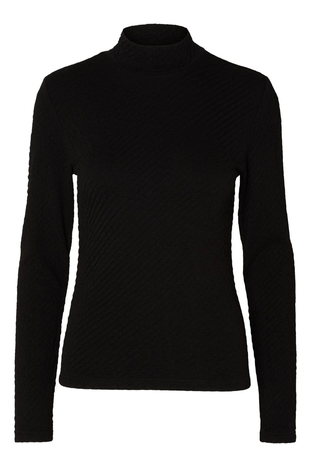 Selected Femme | Bluse | Ginny LS High Neck Top, black