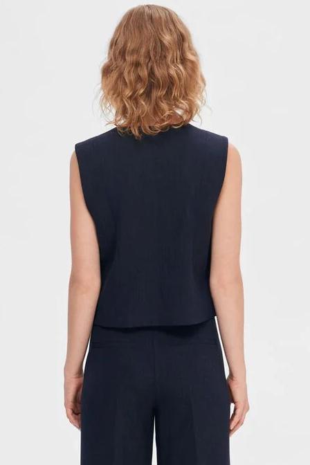 Selected Femme | Vest | Rita, dark sapphire