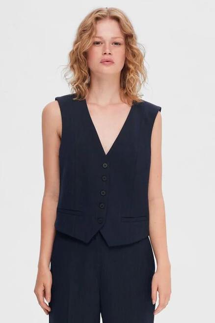 Selected Femme | Vest | Rita, dark sapphire