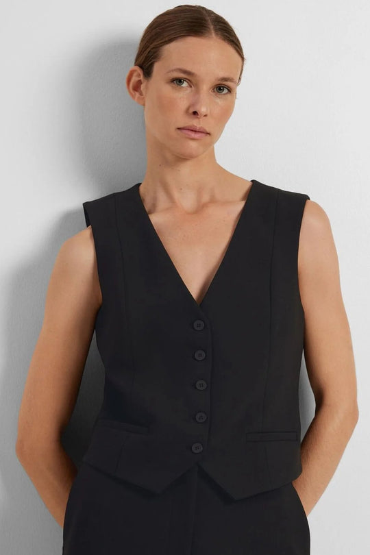Skræddersyet Vest | Selected Femme Rita, black