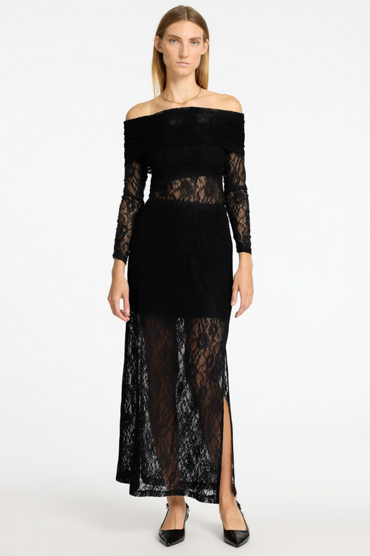 Blonde Maxinederdel fra Selected Femme - Elegant Nederdel i Polyamid