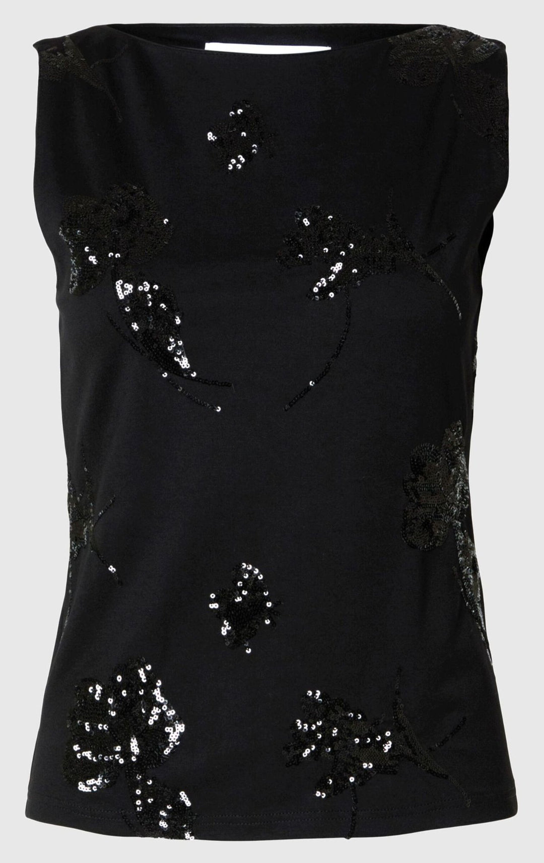 Selected Femme Malli SL Applique Top – Glamourøs Paillettop