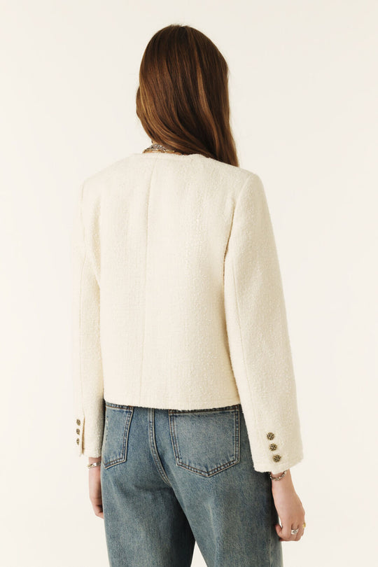 ba&sh | Jakke | Meredith Boucle, ecru