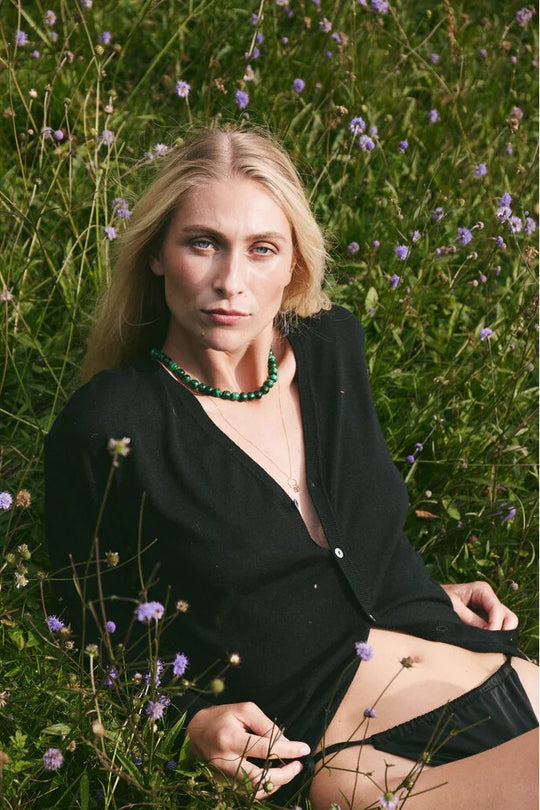 Beta Studios | Cashmere og silke | Haya Cardigan, black