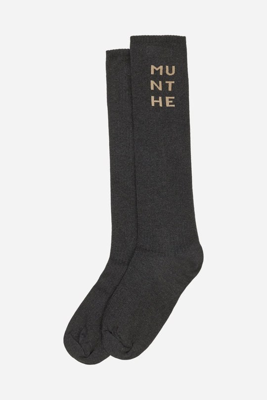 Strømper | MUNTHE Ekanea Accessories, charcoal