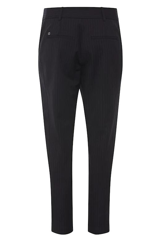 PBO | Bukser | Eja pants, sort med striber