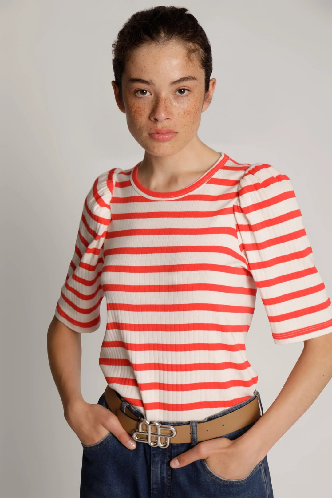 Munthe | T-shirt | Jikolaz, red