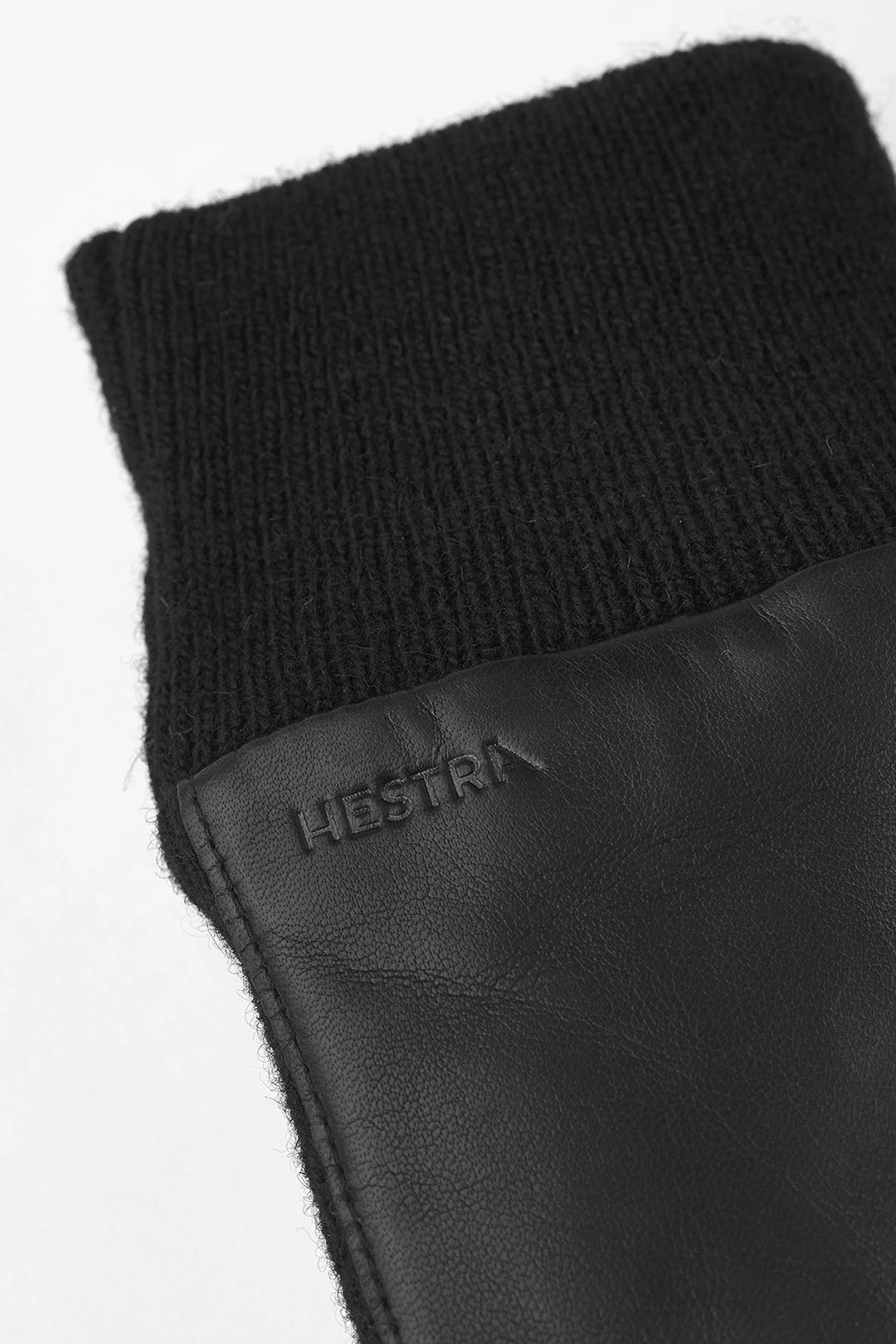 Handsker | Hestra Jeanne uld- og skindshandsker, black