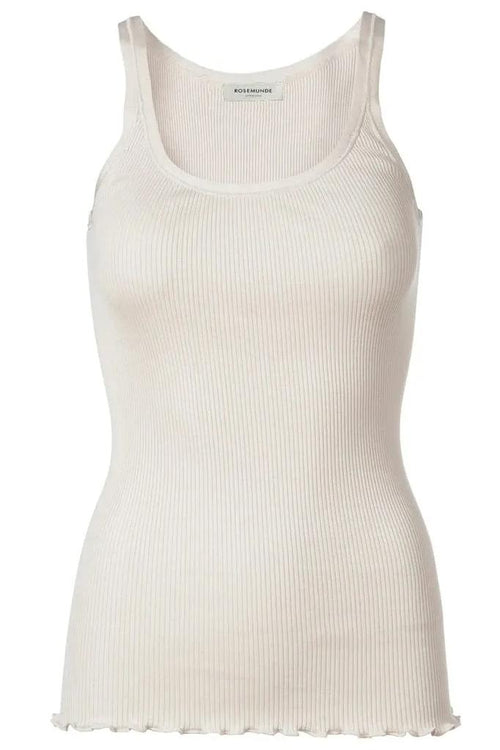 Rosemunde | Silketop | RWBelle Silk U-neck Strap Elastic Top, 5182 soft powder