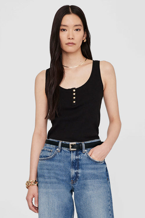 Anine Bing | Top | Alessia tank, black