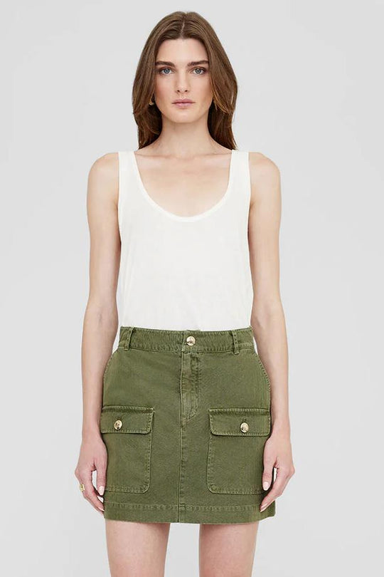 Anine Bing | Nederdel | Aliza Skirt, army green
