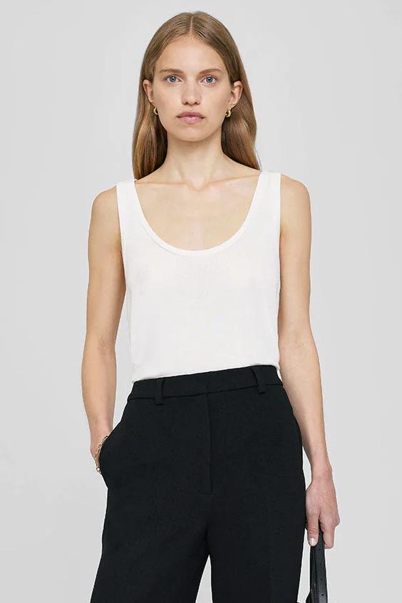 SHOP Top ANINE BING Dale Tank offwhite Cassandra