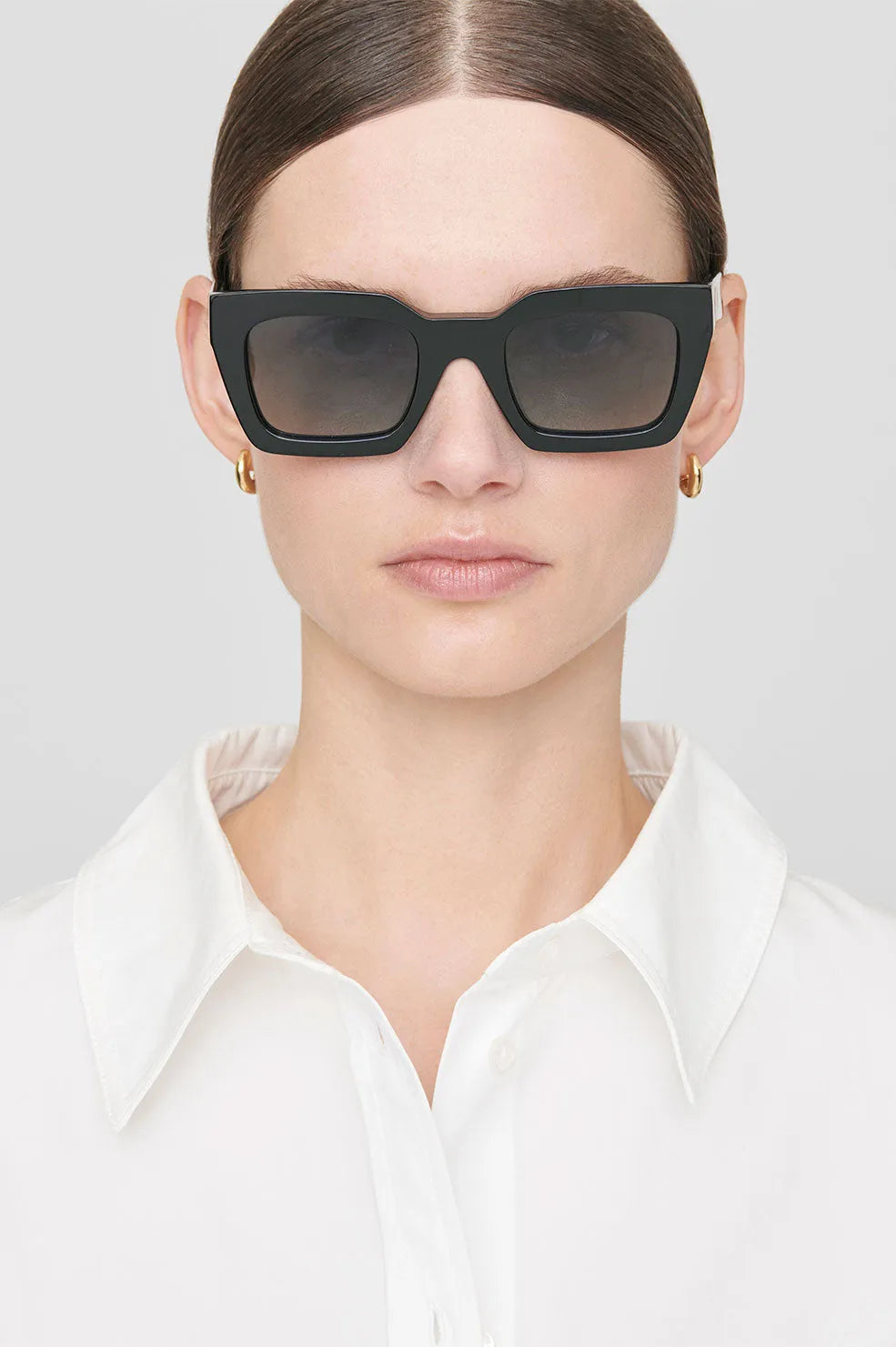 bruser vinder Bliv oppe SHOP Solbriller | Anine Bing One Indio Sunglasses, black – Cassandra