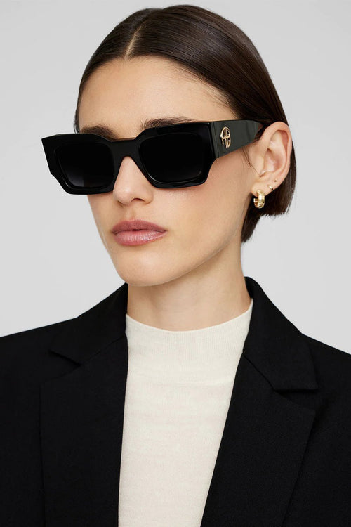 Anine Bing | Solbriller | Indio Sunglasses Monogram, black