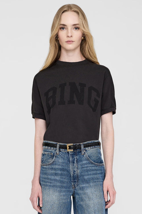 Anine Bing | T-shirt | Jaylin Tee Bing, vintage black