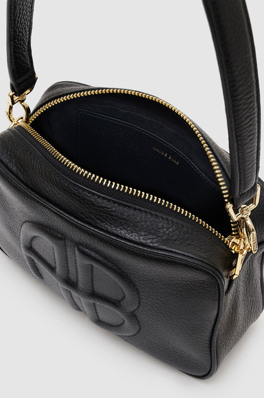 Anine Bing | Håndtaske | Lili Bag, black pebbled