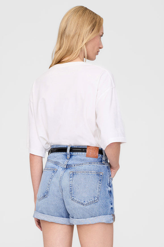 Anine Bing Rudy Tee – oversize t-shirt i blød bomuld med logo print.