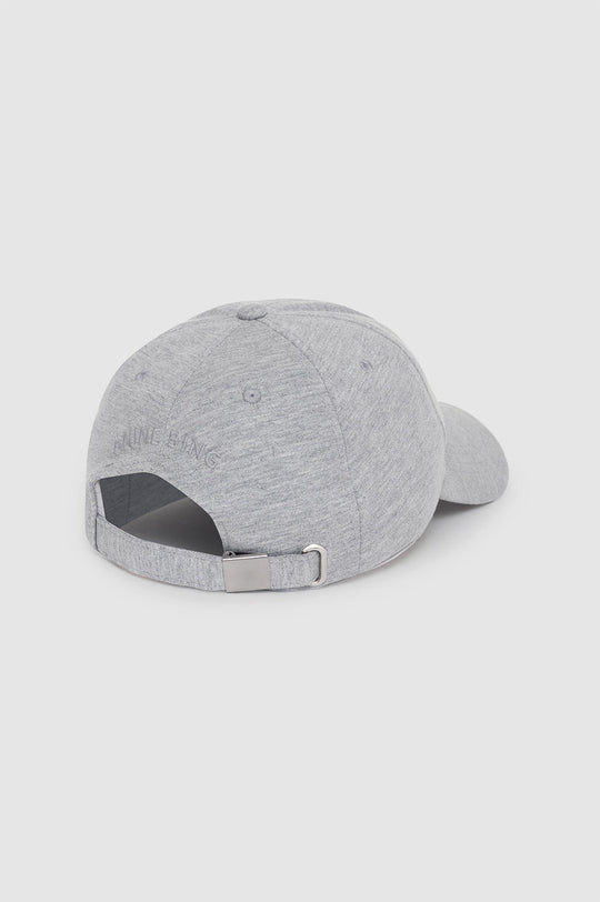 Anine Bing Jeremy Baseball Cap – Klassisk Baseball Cap med Monogram i heather grey