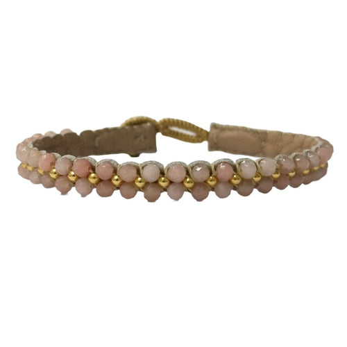 IBU Jewels | Armbånd | Bee, pink opal
