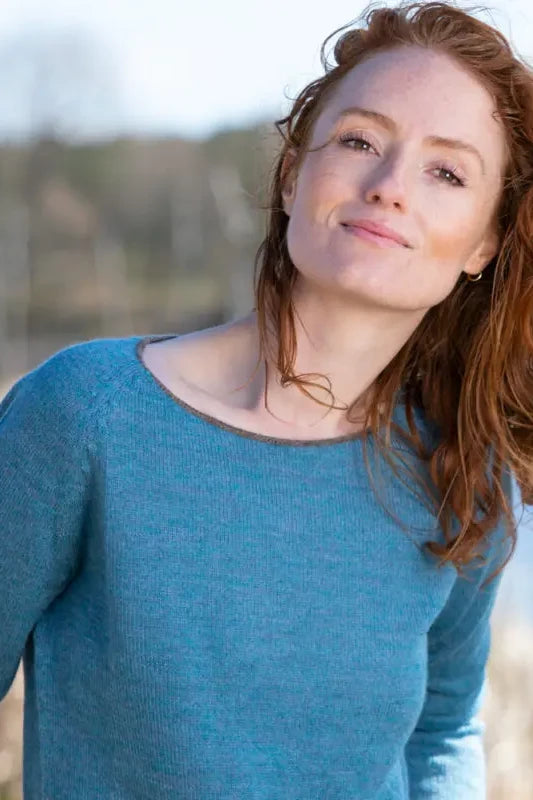Gorridsen | Sweater | Afrodite Peru, fantasy blue