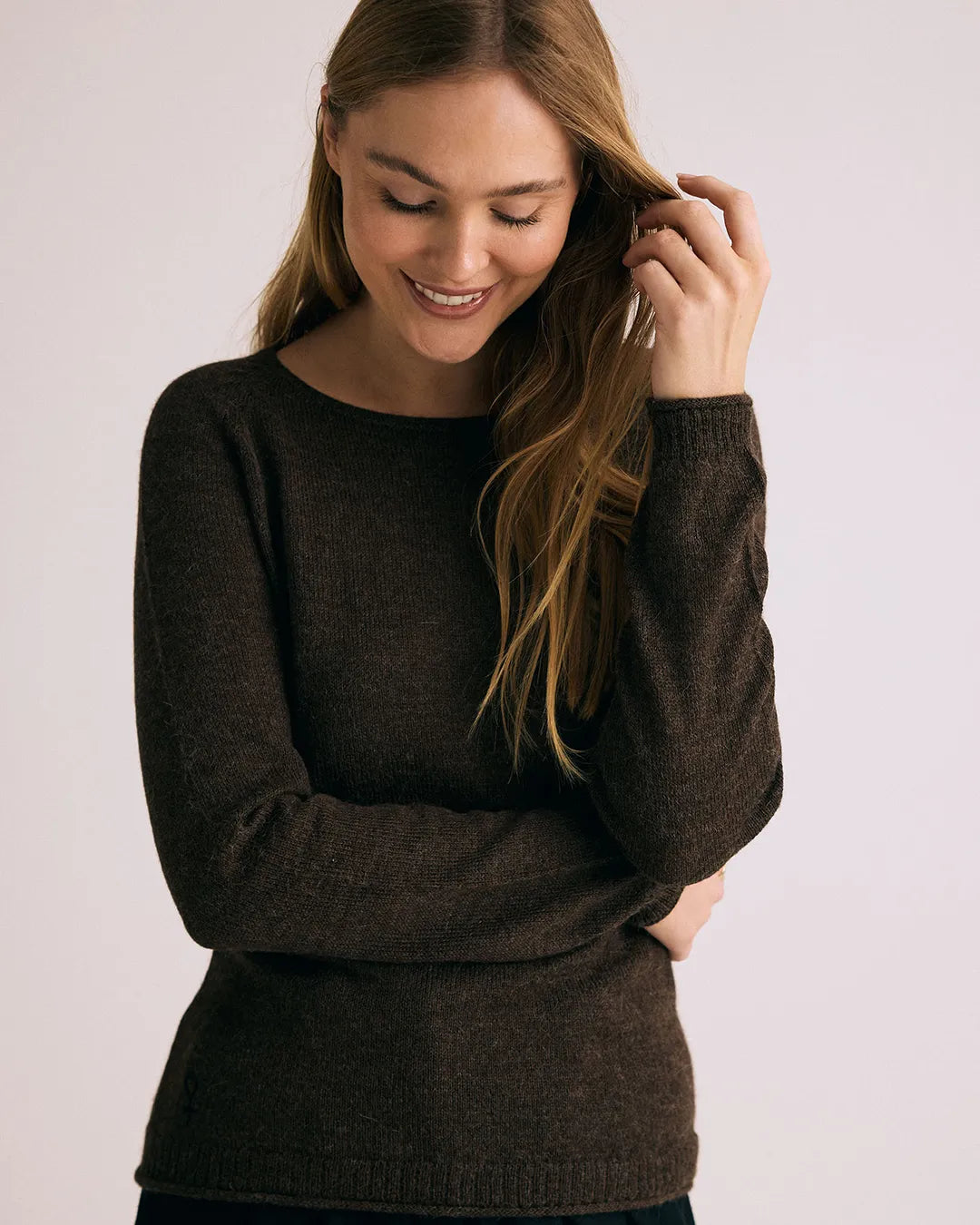 Gorridsen | Sweater | Athena Peru, mocca