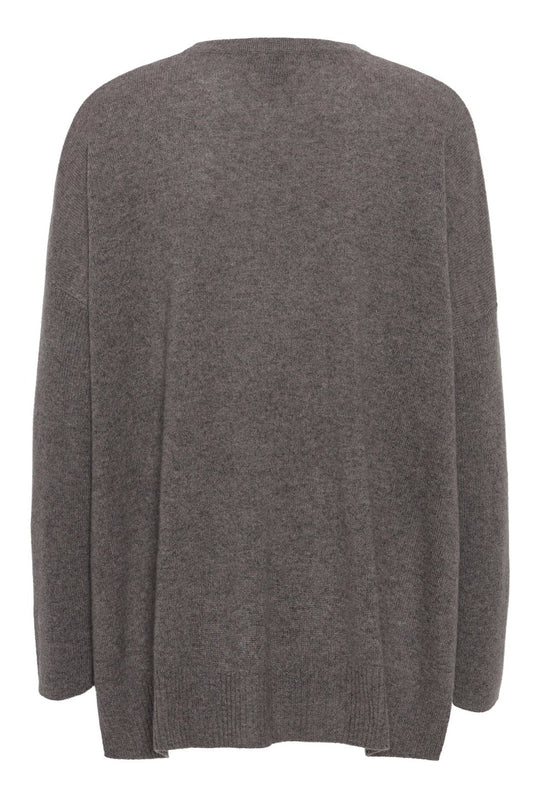 Beta Studios | Sweater | Berta Oversize O-neck, mole