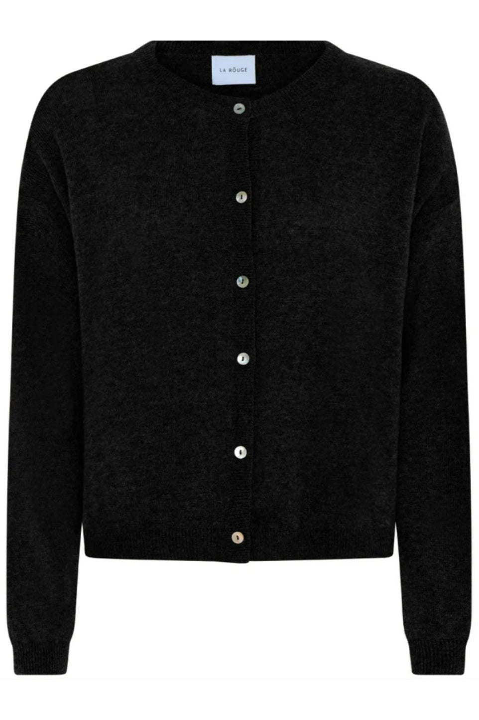 La Rouge | Cardigan | Cassandra Knit, dark grey melange