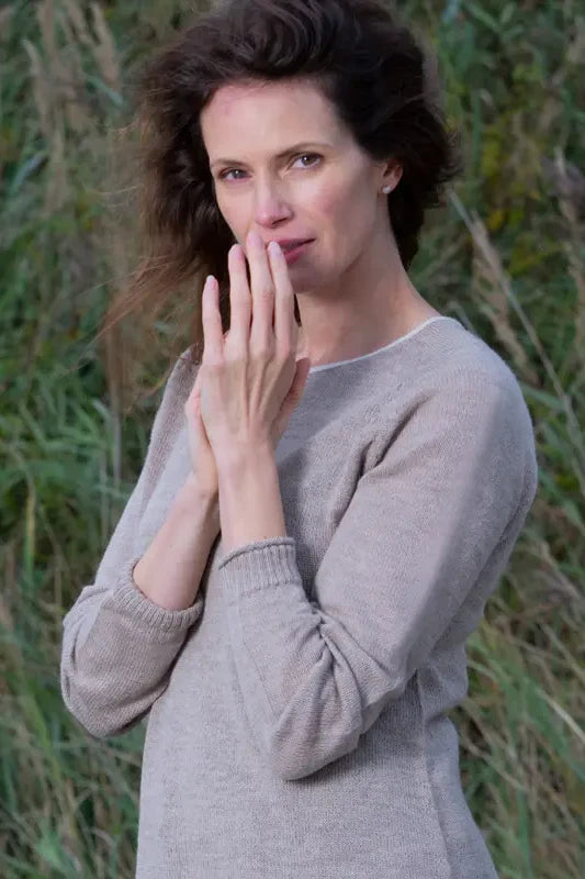 Gorridsen | Sweater | Charite Peru 100% baby alpaca uld, light camel