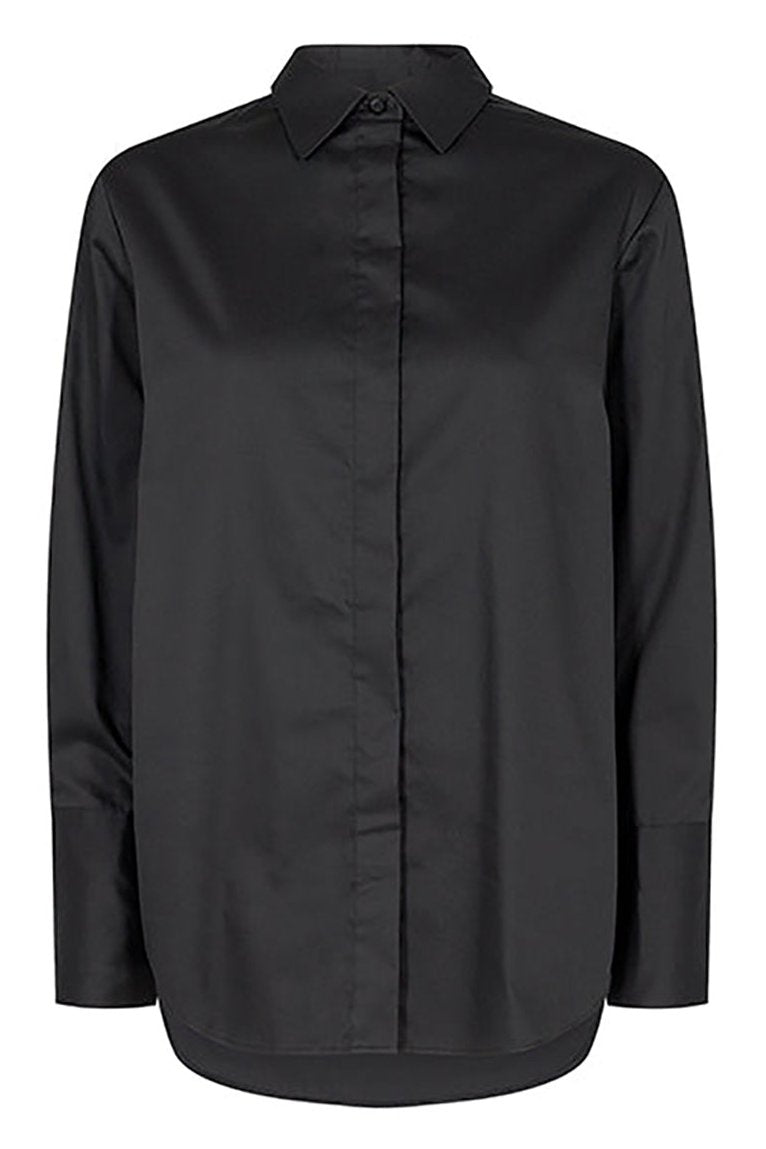 Leveté Room | Skjorte | Isla Solid 7, black