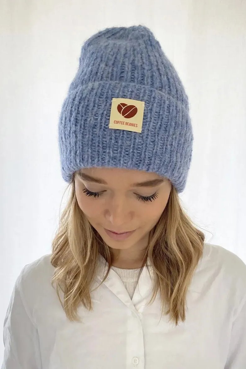 Hue | Coffee Beanies Sky beanie, pej blå