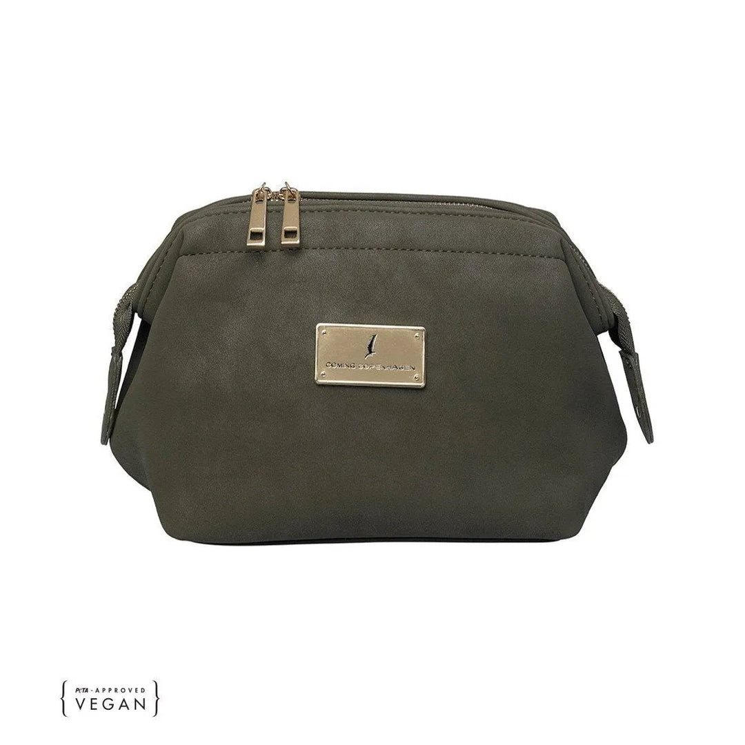 Coming Cph | Toilettaske | Mia Frame Cosmetic Case, olive green