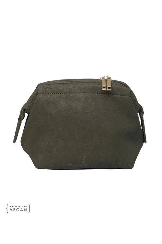 Coming Cph | Toilettaske | Mia Frame Cosmetic Case, olive green