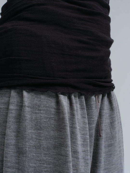 Seamless Basic | Top | Cotton Spaghetti, black