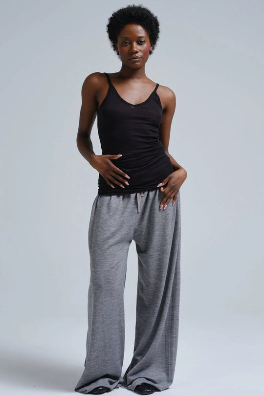 Seamless Basic | Top | Cotton Spaghetti, black