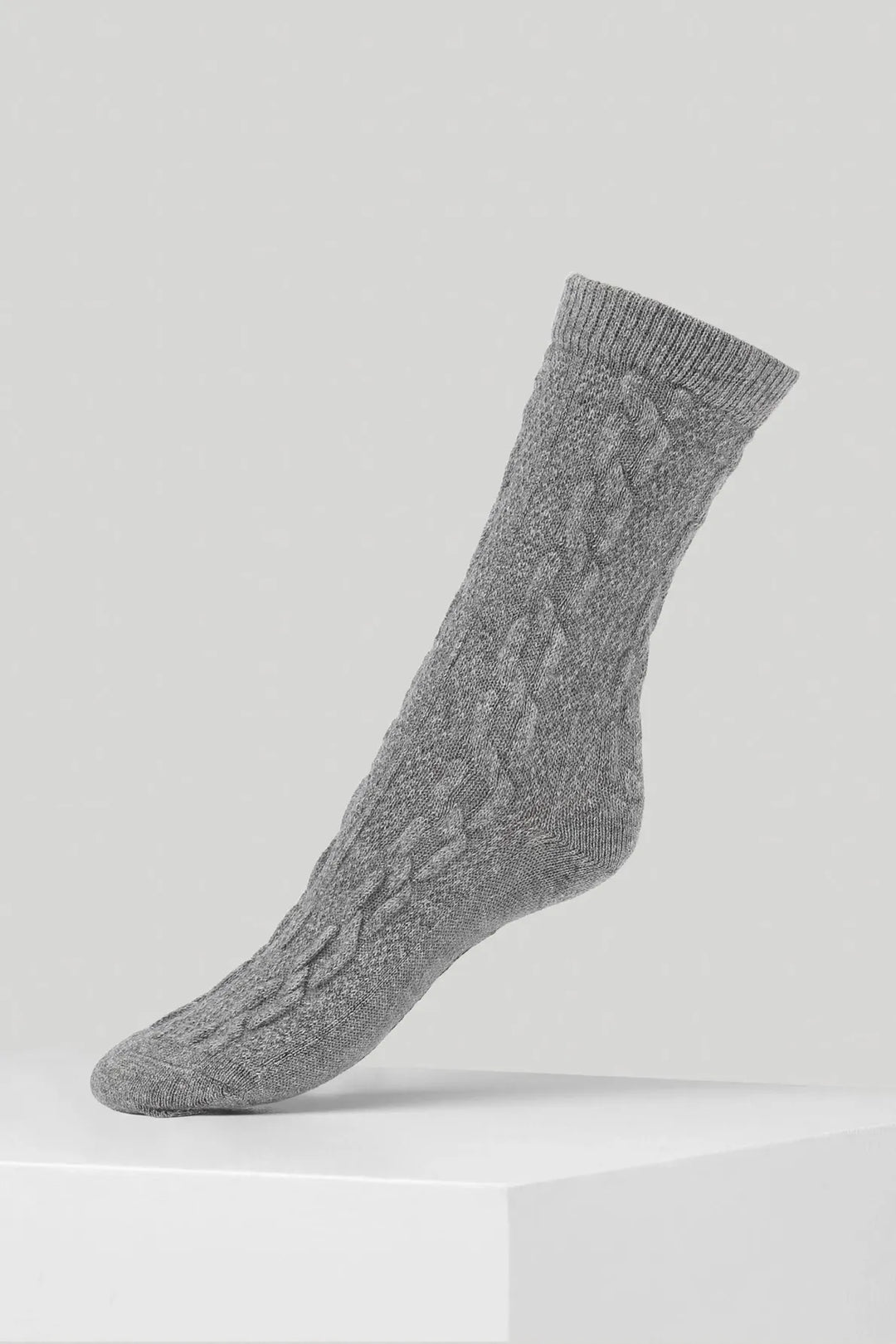 Sokker | Dear Denier Saga Cable Knit, grey