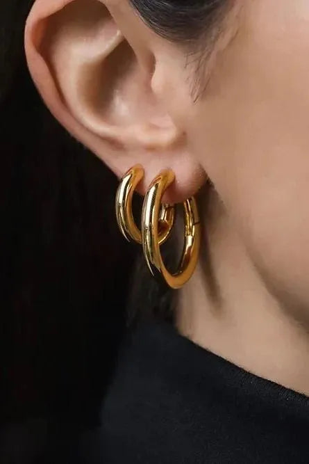 Federica Tosi | Øreringe | Earrings Eva, 18 kt guldbelagt messing