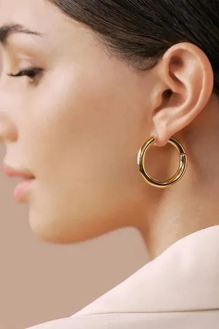 Federica Tosi | Øreringe | Earrings Eva, 18 kt guldbelagt messing