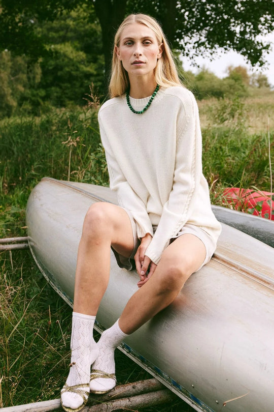 Beta Studios | Sweater | Haylie O-Neck, almost white