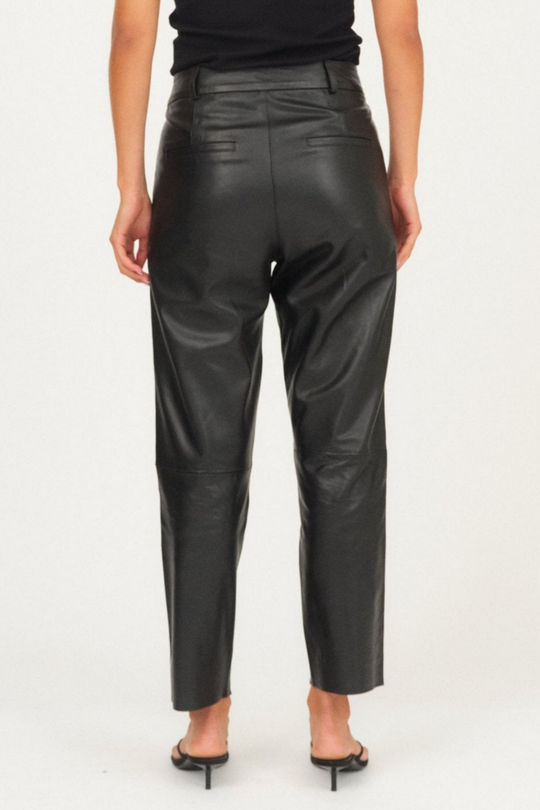 Læderbukser | IVY Copenhagen Ali Kylie Leather Pant, black