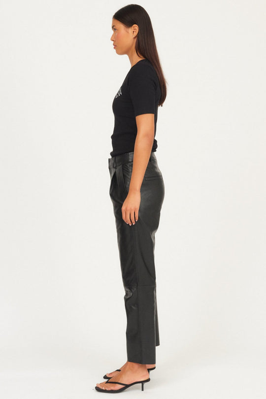 Læderbukser | IVY Copenhagen Ali Kylie Leather Pant, black